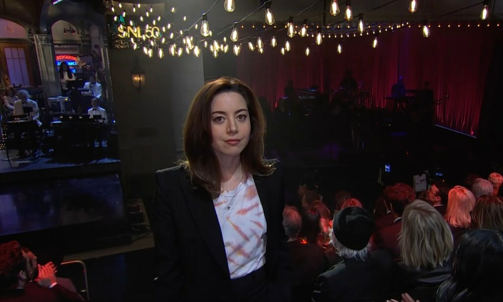 'SNL50': Aubrey Plaza Makes First Appearance Since Her Husband's Death