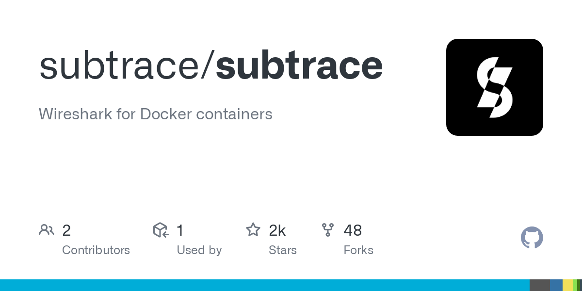 Wireshark for Docker containers. Contribute to subtrace/subtrace development by creating an account on GitHub.
