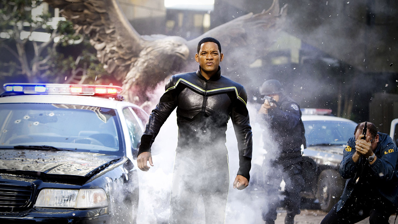 Hancock, Will Smith (front), 2008.
