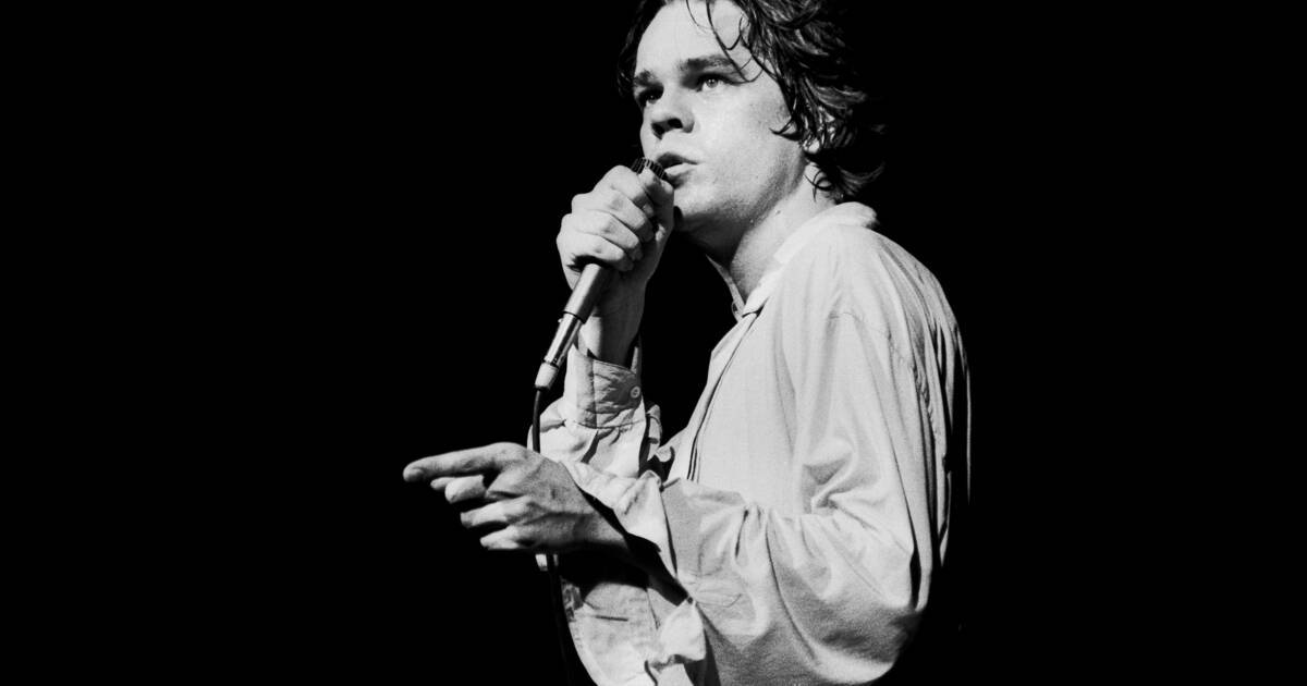 David Johansen sur la scène du Palladium, à New York, en 1979.