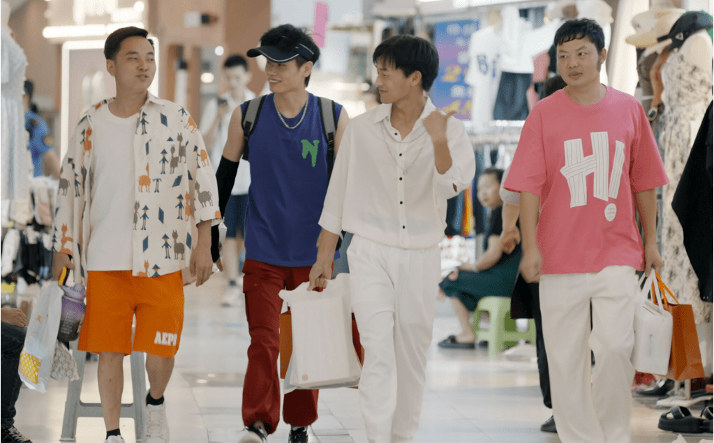 Hao (left) and his proteges in 'The Dating Game' Hao (left) and his proteges in 'The Dating Game'