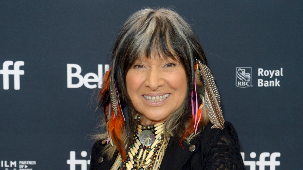 TORONTO, ONTARIO - SEPTEMBER 08: Buffy Sainte-Marie attends the "Buffy Sainte-Marie: Carry It On" Premiere during the 2022 Toronto International Film Festival at TIFF Bell Lightbox on September 08, 2022 in Toronto, Ontario. (Photo by Unique Nicole/Getty Images) TORONTO, ONTARIO - SEPTEMBER 08: Buffy Sainte-Marie attends the "Buffy Sainte-Marie: Carry It On" Premiere during the 2022 Toronto International Film Festival at TIFF Bell Lightbox on September 08, 2022 in Toronto, Ontario. (Photo by Unique Nicole/Getty Images)