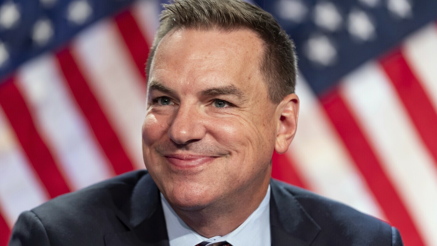 Rep. Richard Hudson, R-N.C., attends a meeting of the House GOP conference, Nov. 13, 2024, in Washington. (AP Photo/Alex Brandon, File)