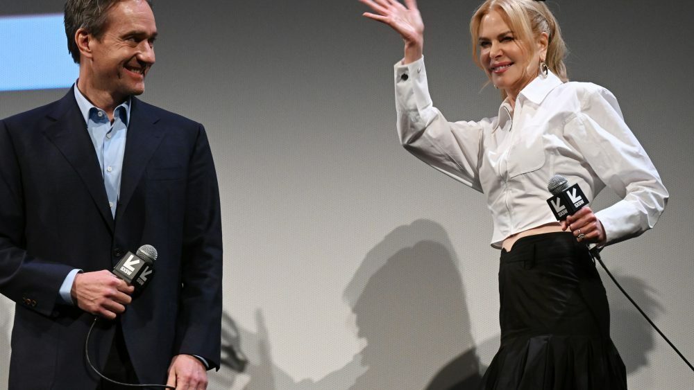 Matthew Macfadyen, Nicole Kidman at the "Holland" Premiere during the SXSW Conference & Festivals held at the Paramount Theatre on March 9, 2025 in Austin, Texas.