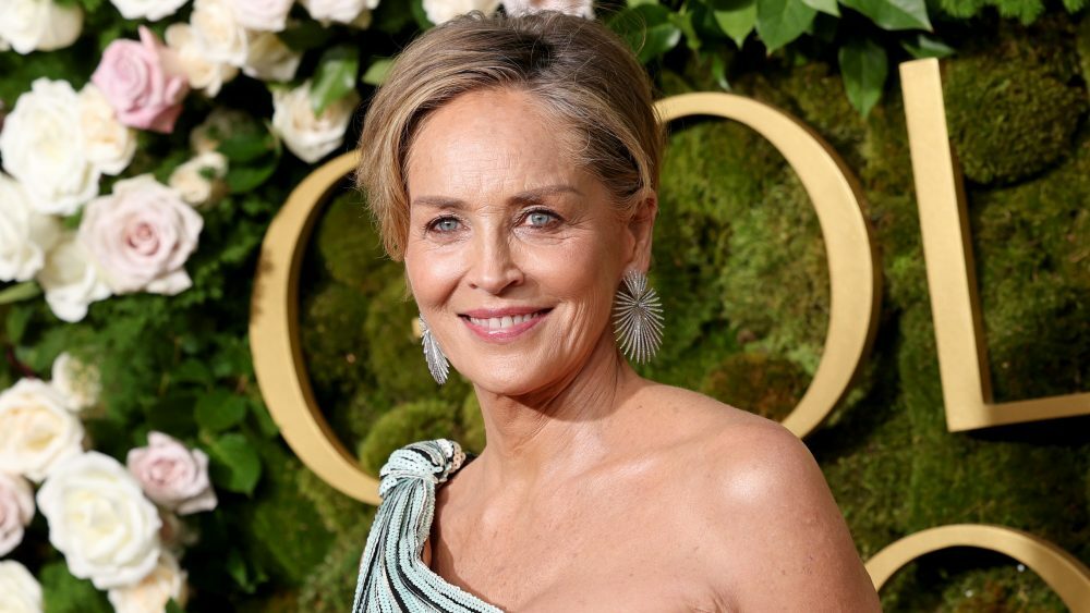 BEVERLY HILLS, CALIFORNIA - JANUARY 05: Sharon Stone attends the 82nd Annual Golden Globe Awards at The Beverly Hilton on January 05, 2025 in Beverly Hills, California. (Photo by Amy Sussman/Getty Images)