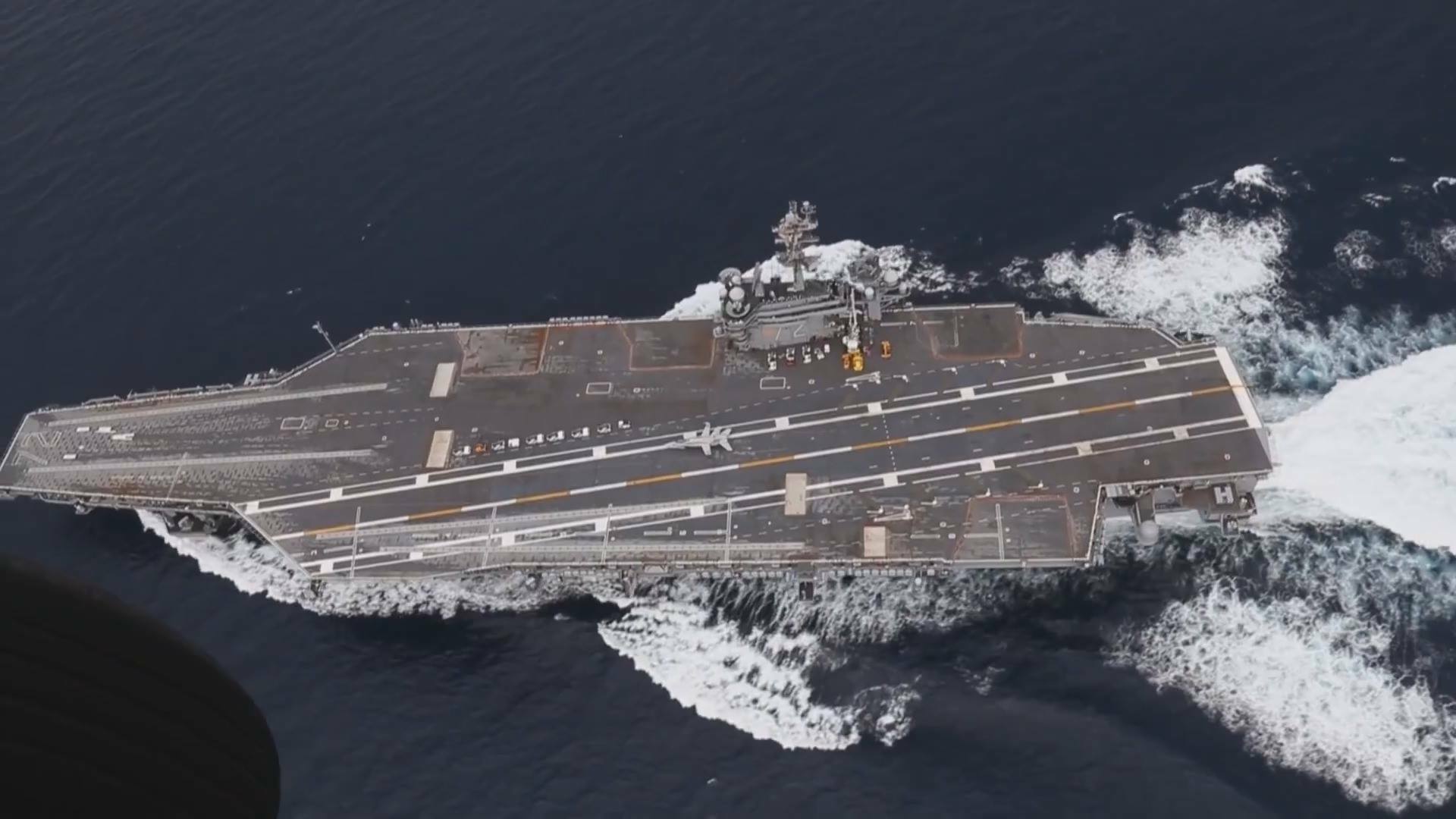 1.3M views · 10K reactions | High Speed, Fast Turn | USS Abraham Lincoln (CVN 72) performs high-speed turns in the Atlantic Ocean. | By All Hands Magazine | Facebook