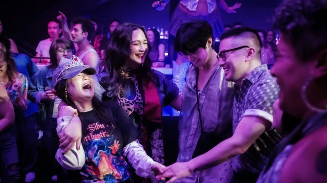 Kelly Marie Tran, Lily Gladstone, Han Gi-Chan, Bowen Yang in 'The Wedding Banquet'