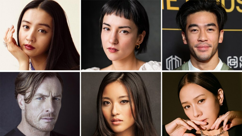 Clockwise Top L-R: Koki, Jessie Mei Li, Justin Chien, Karena Lam, Yvonne Chapman and Toby Stephens