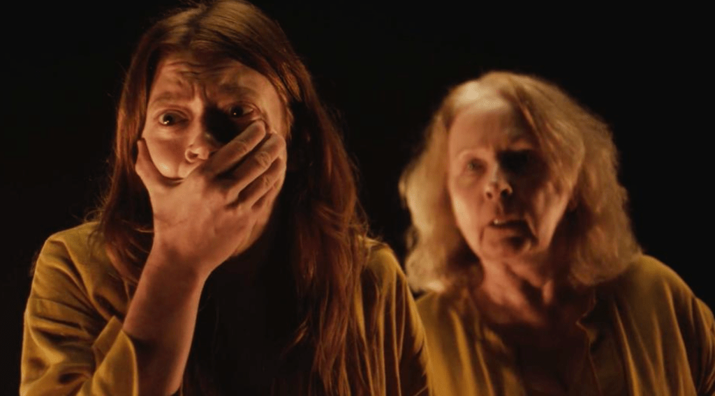 Colby Minifie and Kate Burton in The Surrender supernatural horror movie