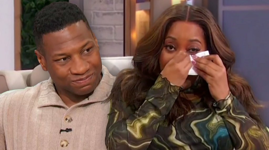 Jonathan Majors and Sherri Shepherd