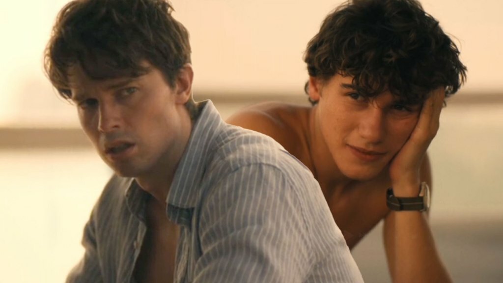 'The White Lotus': Patrick Schwarzenegger as Saxon and Sam Nivola as Lochlan