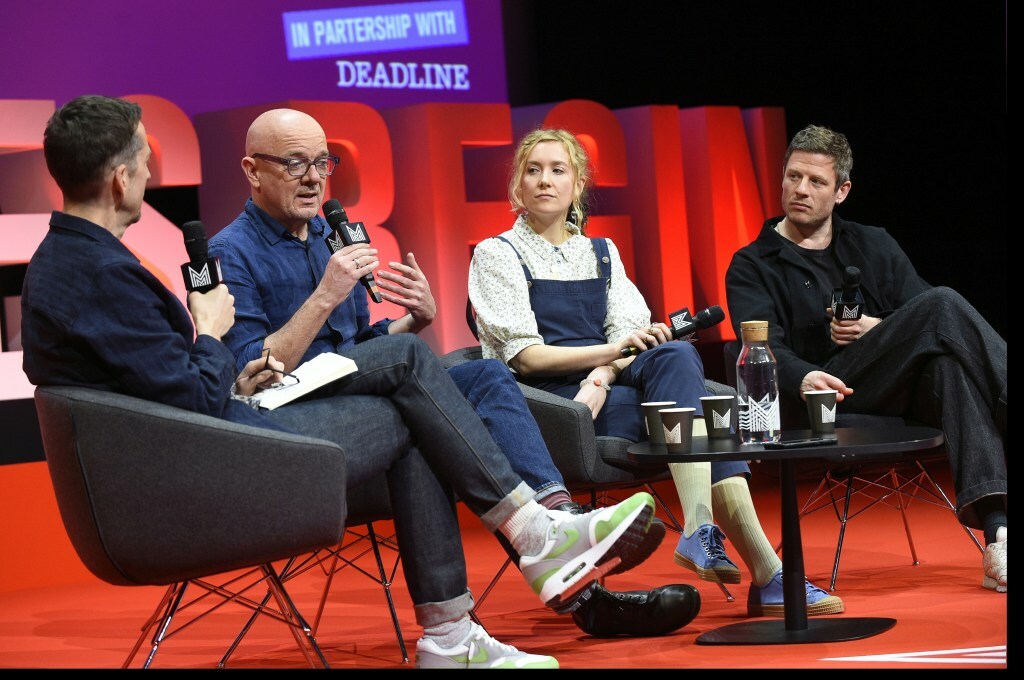 James Norton (right) in conversation with Deadline's Stewart Clarke on Tuesday