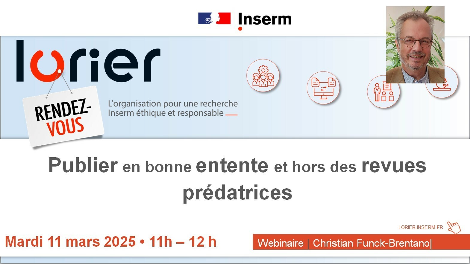 RDV LORIER - Publier en bonne entente et hors des revues prédatrices par Christian Funck-Brentano