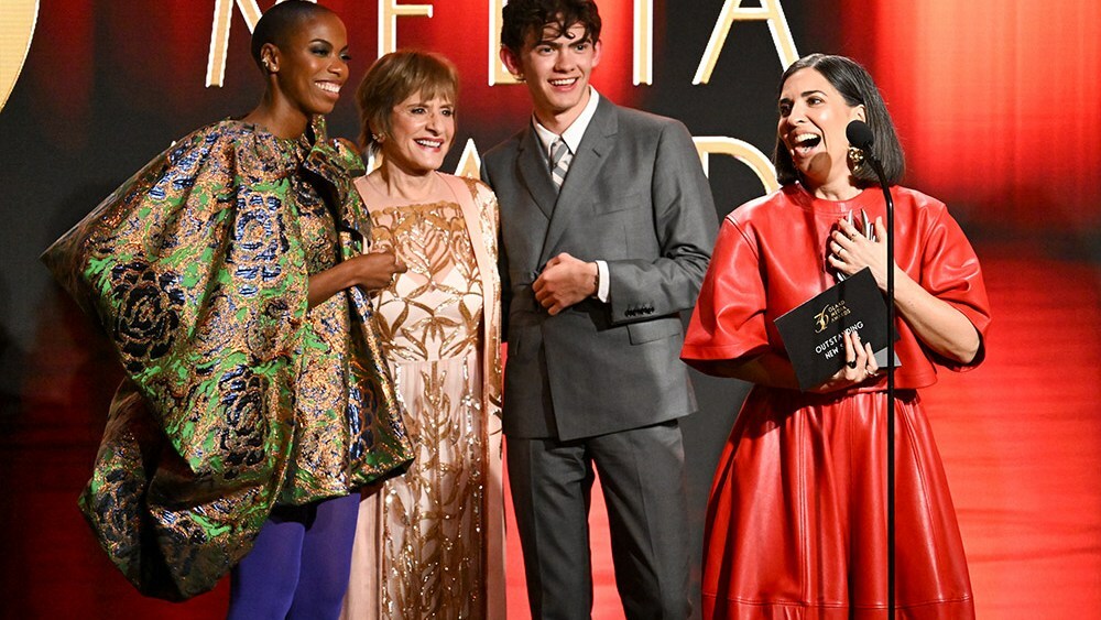 Sasheer Zamata, Patti LuPone, Joe Locke, Jac Schaeffer at the 36th Annual GLAAD Media Awards held at The Beverly Hilton on March 27, 2025 in Los Angeles, California.