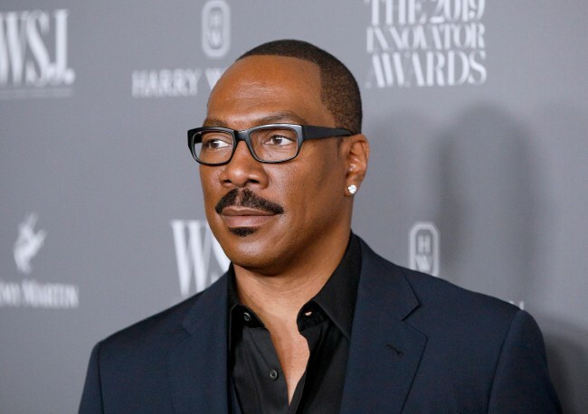 NEW YORK, NEW YORK - NOVEMBER 06:  Eddie Murphy speaks onstage during WSJ. Magazine 2019 Innovator Awards Sponsored By Harry Winston And Rémy Martin at MOMA on November 06, 2019 in New York City. (Photo by Lars Niki/Getty Images for WSJ. Magazine Innovators Awards )
