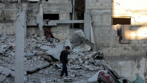Hamas leader says Israeli captives are now under 'suicide brigades' [Getty] 