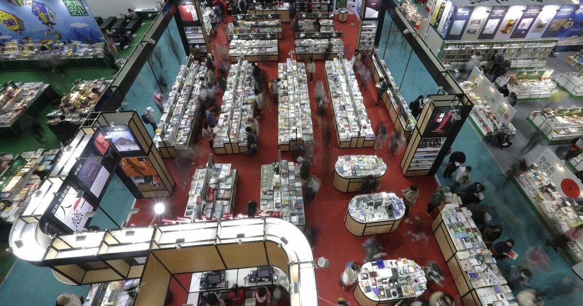 The Taipei International Book Exhibition at the Taipei World Trade Center in Taiwan, January 31, 2023.