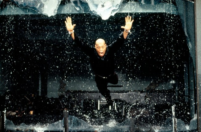 THE MATRIX, Laurence Fishburne, 1999. © Warner Bros./Courtesy Everett Collection