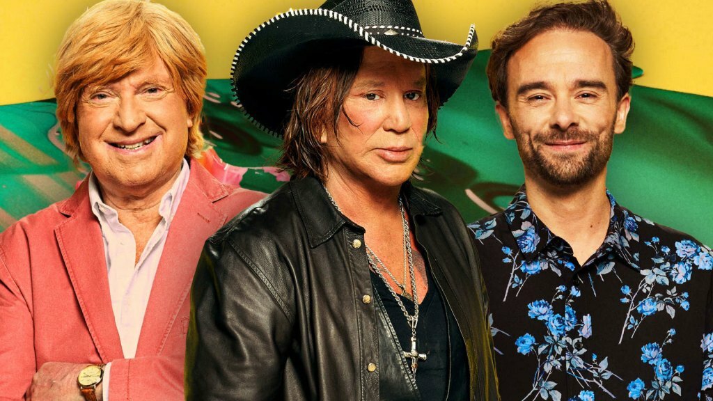 (L-R) Michael Fabricant, Mickey Rourke, Jack P. Shepherd