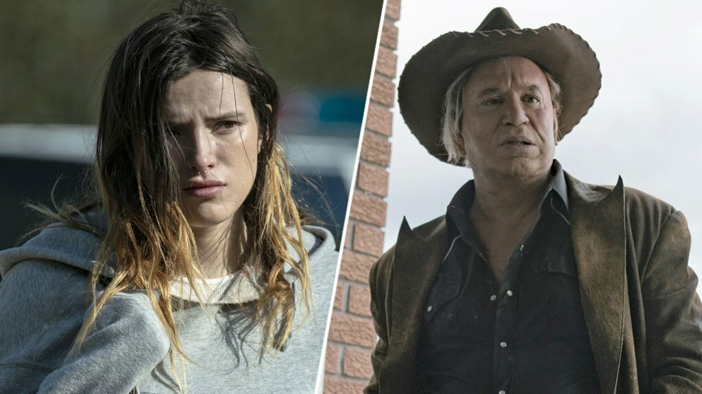 Bella Thorne and Mickey Rourke