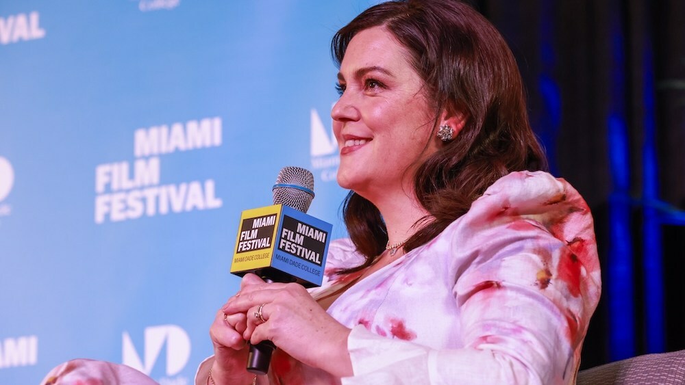 MFF 2025 A Coversations with Melanie Lynskey in Wolfson campus on April 12, 2025.