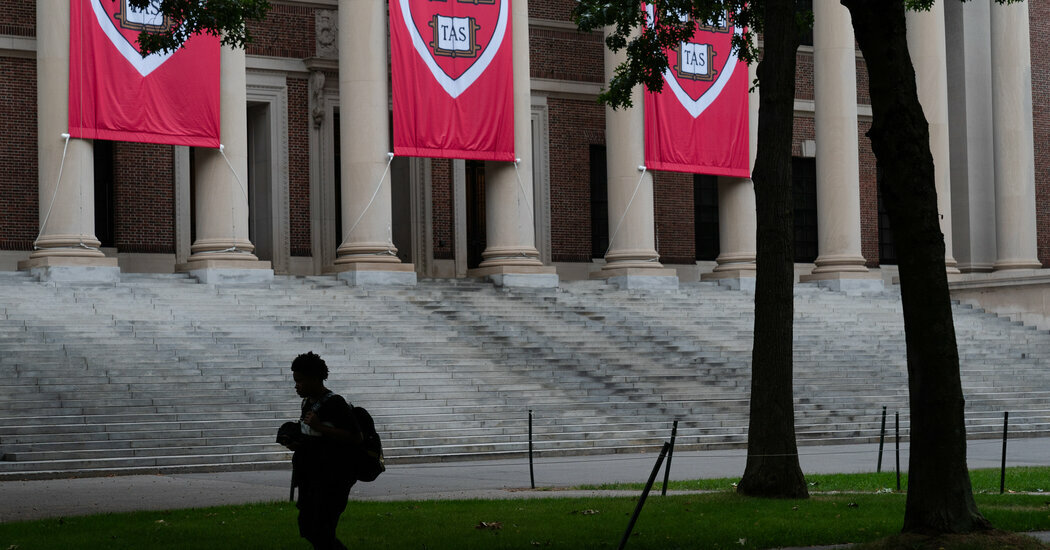 President Trump has called for the I.R.S. revoke Harvard’s tax-exempt status.