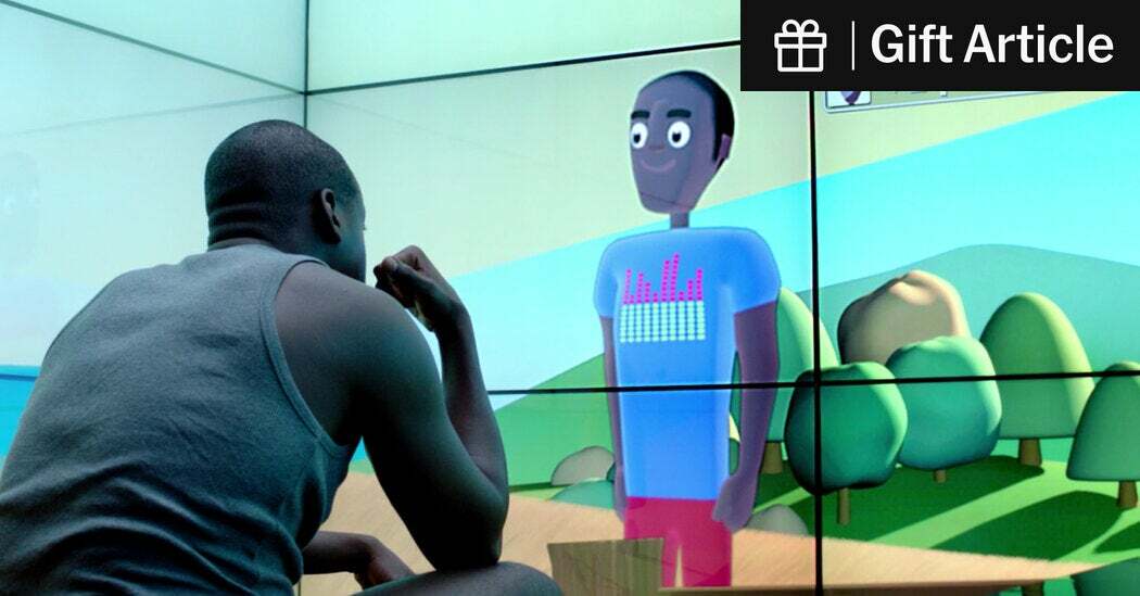 In a Season 1 episode of “Black Mirror,” Daniel Kaluuya stars as Bing, a young man who seems to exist only within a digital prison.