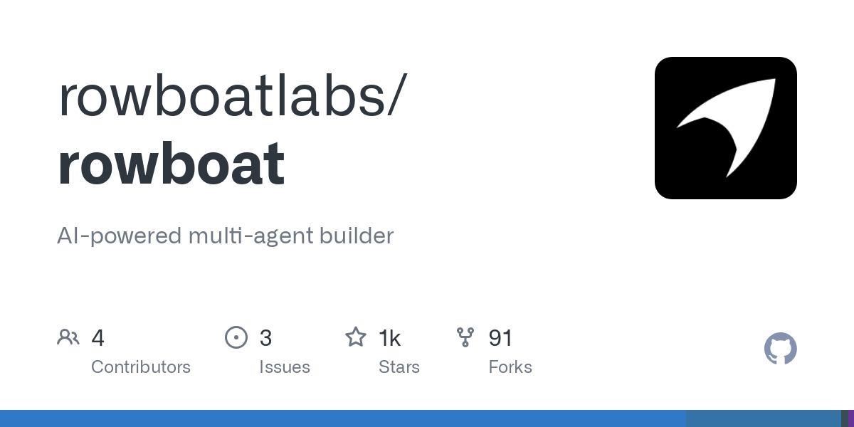 AI-powered multi-agent builder. Contribute to rowboatlabs/rowboat development by creating an account on GitHub.