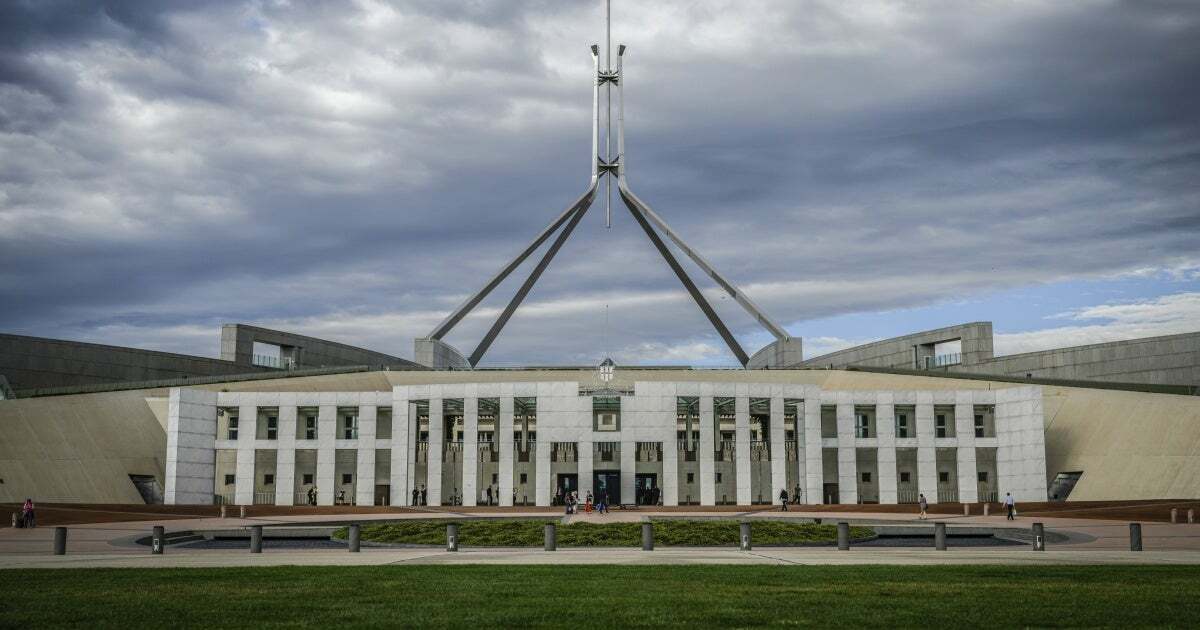 Parliament House of Australia in Canberra, March 20, 2024.