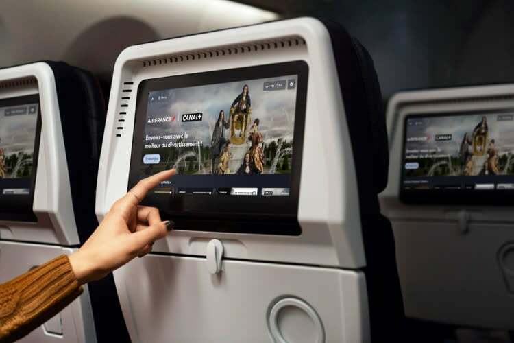 Air France va diffuser les contenus Canal+ sur tous ses vols long-courriers à partir du premier mai