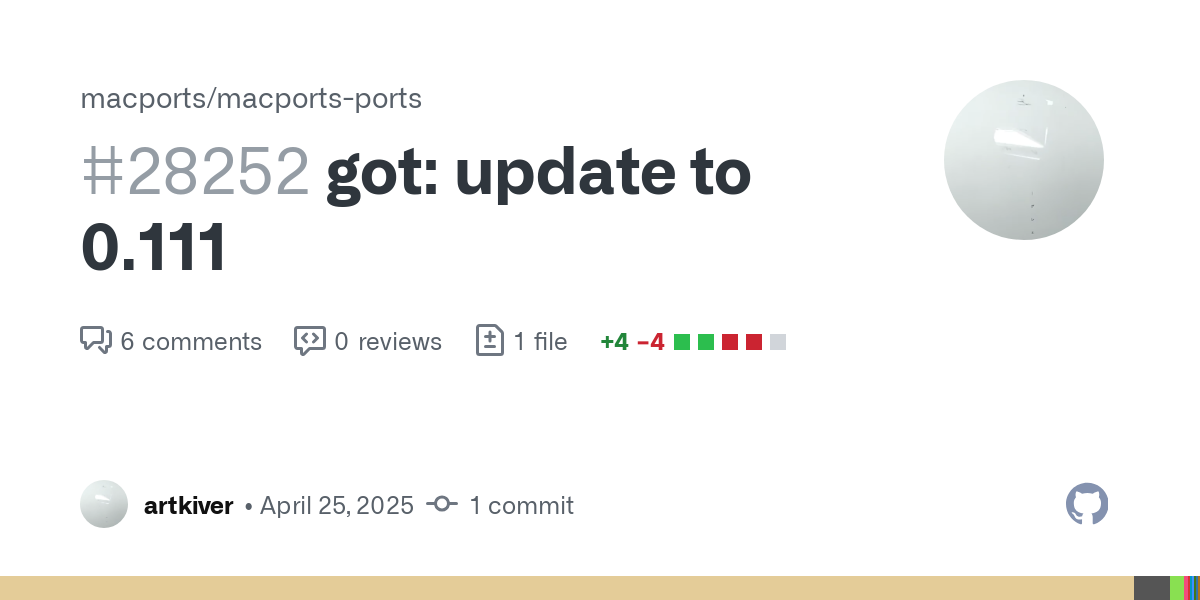 Description

Type(s)


 bugfix
 enhancement
 security fix

Tested on

macOS 15.4.1 24E263 arm64
Command Line Tools 16.3.0.0.1.1742442376
Verification 
Have you

 followed our Commit Message Guideli...