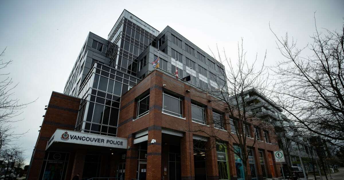Vancouver Police Department headquarters is seen in Vancouver, on Saturday, January 9, 2021. THE CANADIAN PRESS/Darryl Dyck