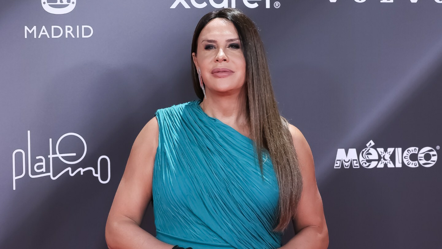 Karla Sofía Gascón at Madrid's Platino Awards on Apr. 27, 2025.