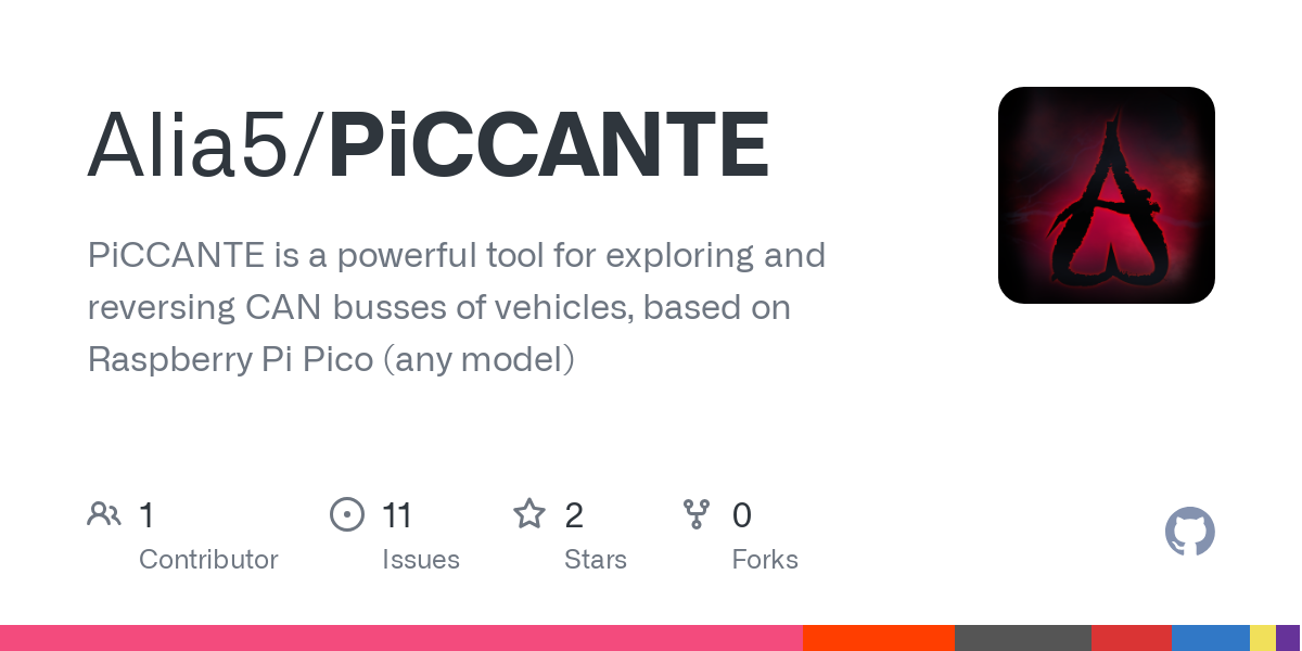 PiCCANTE is a powerful tool for exploring and reversing CAN busses of vehicles, based on Raspberry Pi Pico (any model) - Alia5/PiCCANTE