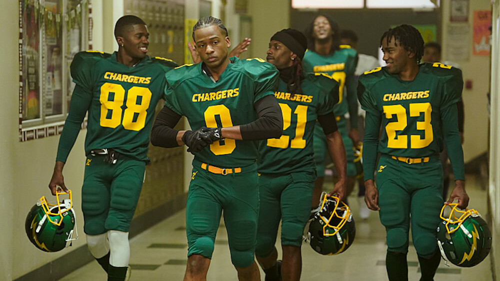 All American -- “Squabble Up” -- Image Number: ALA708a_0085r -- Pictured (L-R): Antonio J Bell as Khalil -- Photo: Troy Harvey/The CW -- © 2025 The CW Network, LLC. All Rights Reserved.