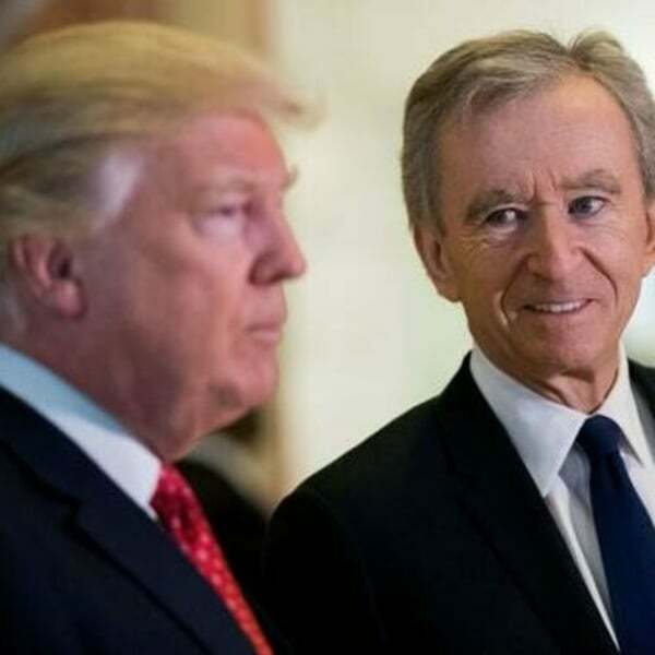 Trump hosts LVMH boss as tariffs threaten luxury goods