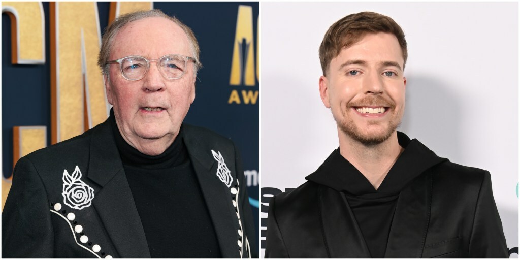 James Patterson and MrBeast