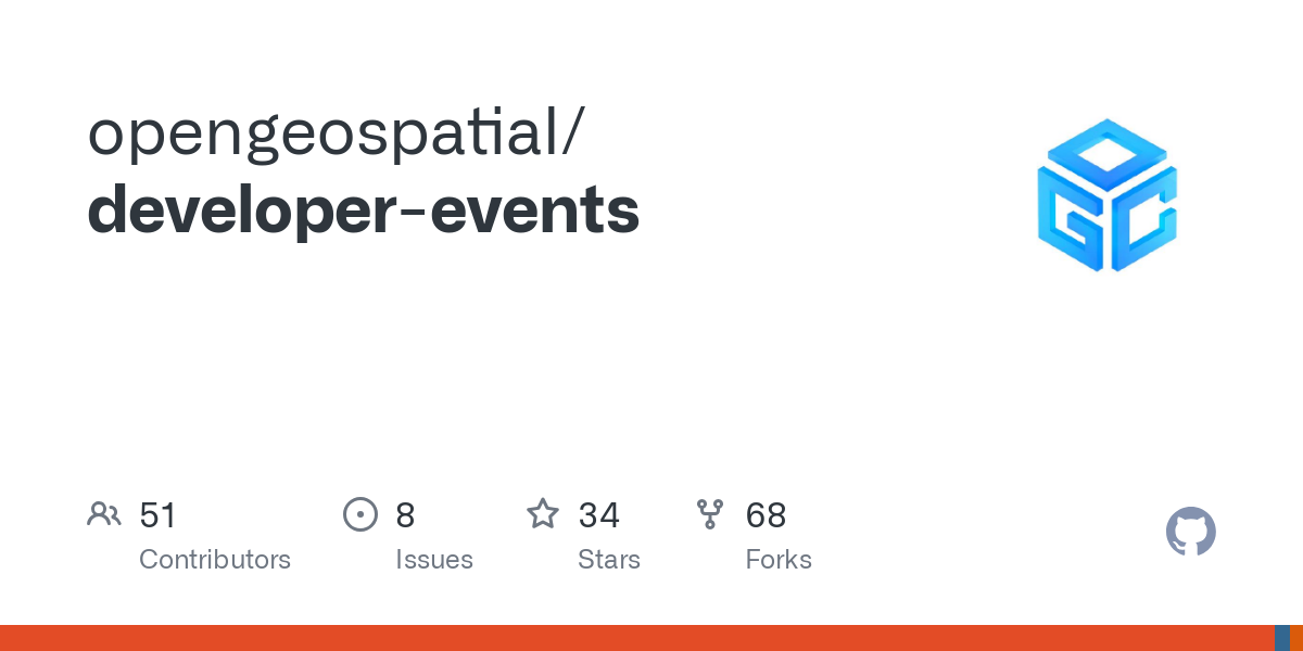 Contribute to opengeospatial/developer-events development by creating an account on GitHub.