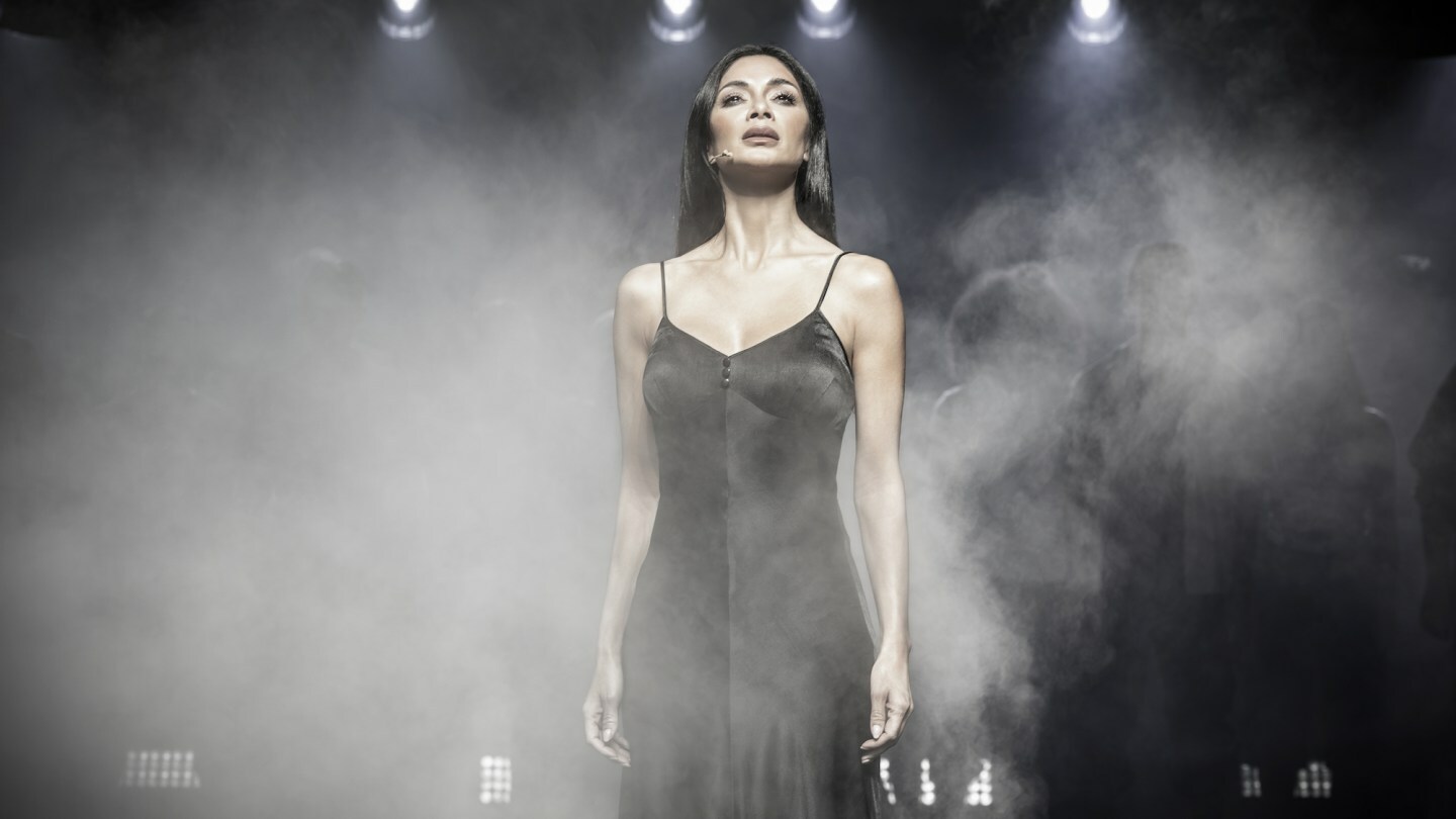 Nicole Scherzinger as ‘Norma Desmond’ in 'Sunset Blvd.' on Broadway at the St. James Theatre. (Photo by Marc Brenner)