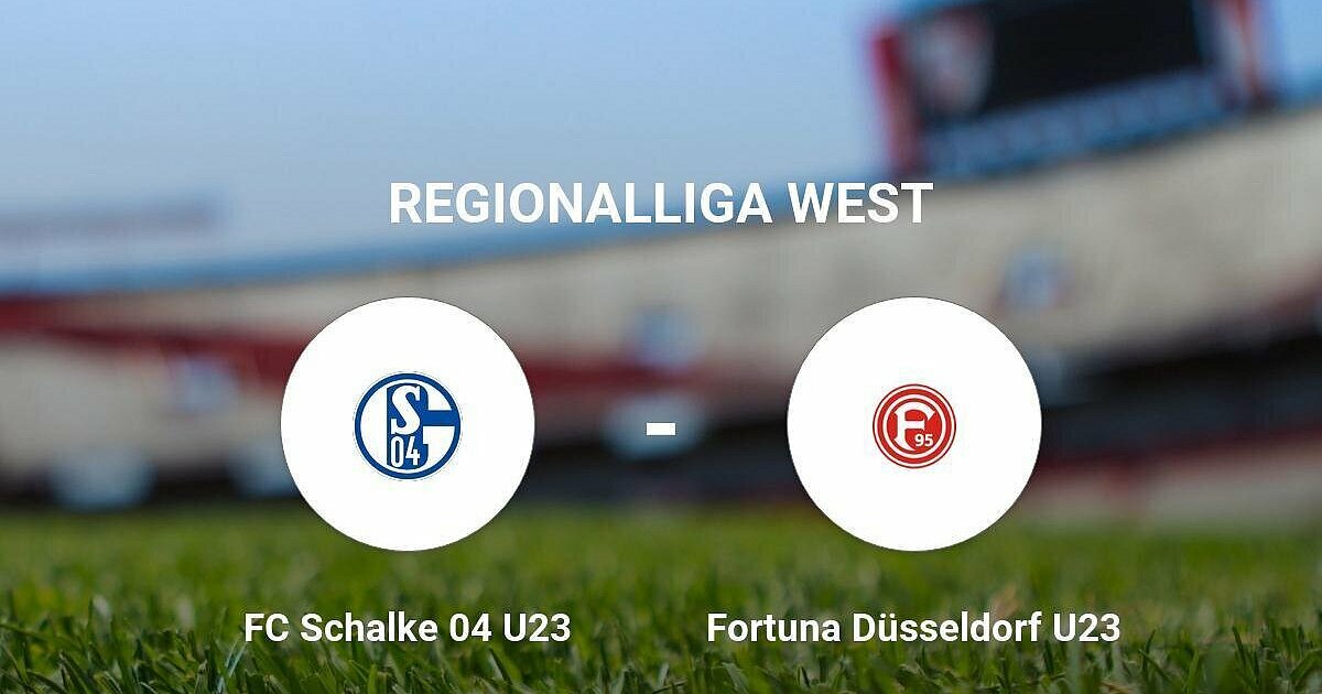 FC Schalke 04 U23 bietet Fortuna Düsseldorf U23 Paroli