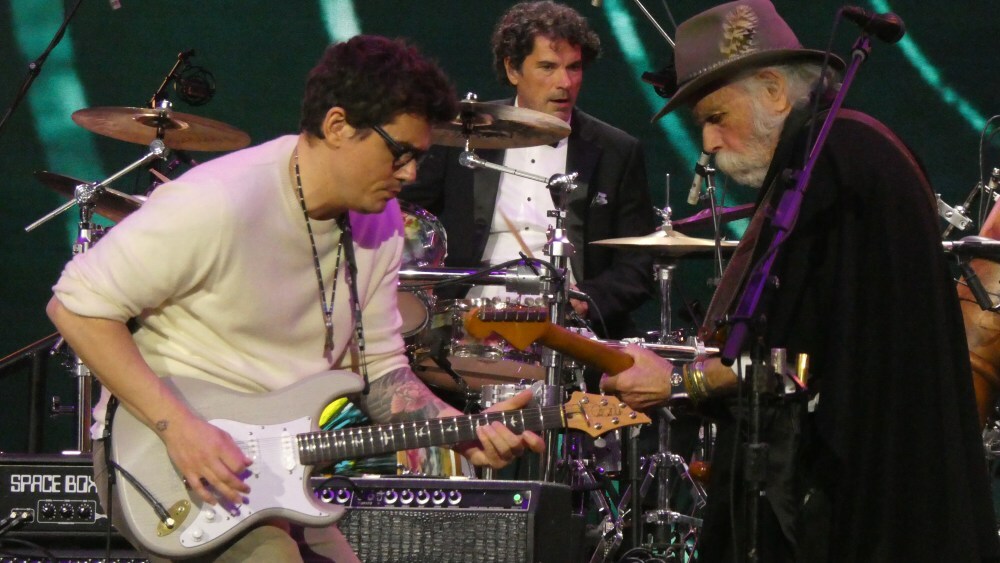 John Mayer and Bob Weir at MusiCares John Mayer and Bob Weir at MusiCares