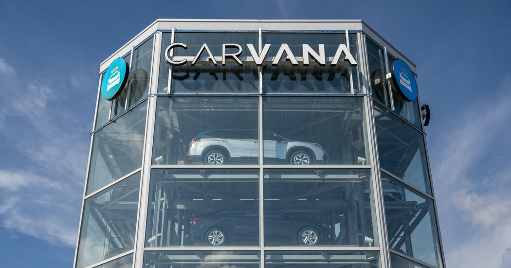 Carvana, an online seller of used cars, sees opportunity in high tariffs because it expects demand for used cars to climb.