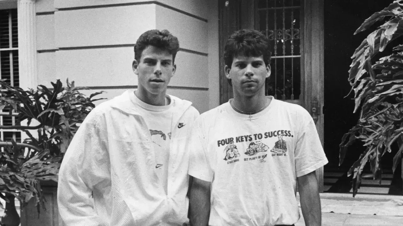 Erik Menendez, left, and is brother Lyle, were convicted in the 1989 murders of their parents. Photo: Getty Images