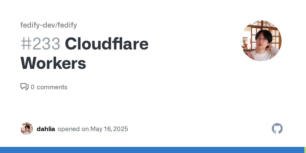 Background Fedify currently supports three JavaScript runtimes: Node.js, Bun, and Deno. However, there has been significant community demand for supporting Cloudflare Workers, a popular edge functi...