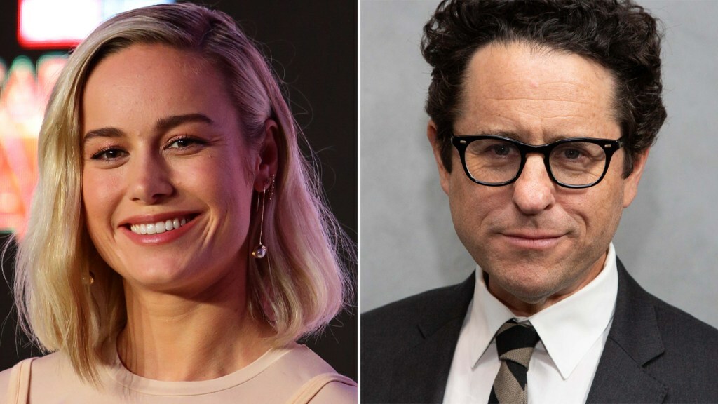 Brie Larson and J.J. Abrams