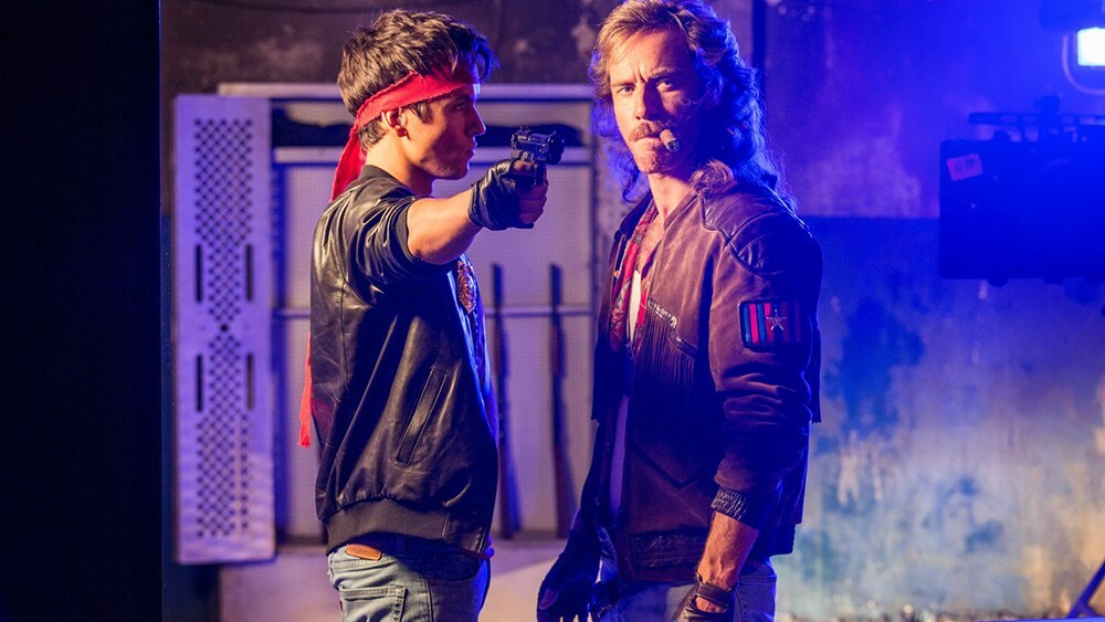 BTS still from Kung Fury 2