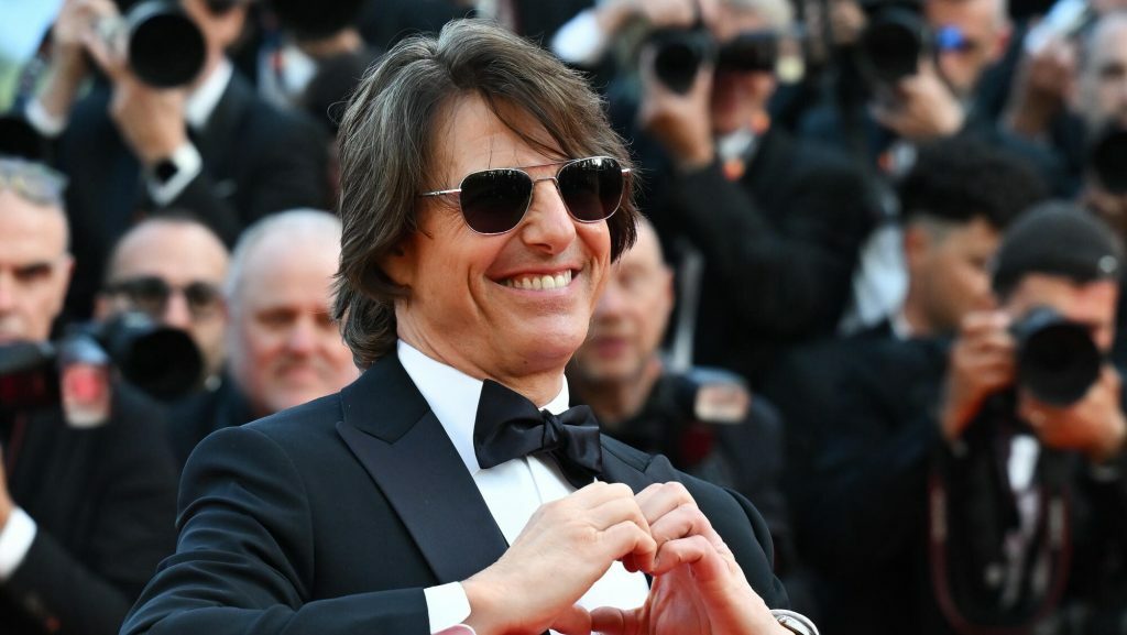 Tom Cruise at the "Mission: Impossible – The Final Reckoning" Premiere at the 78th Cannes Film Festival held at Palais des Festivals on May 14, 2025 in Cannes, France.