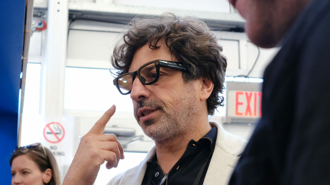 Sergey Brin smart glasses