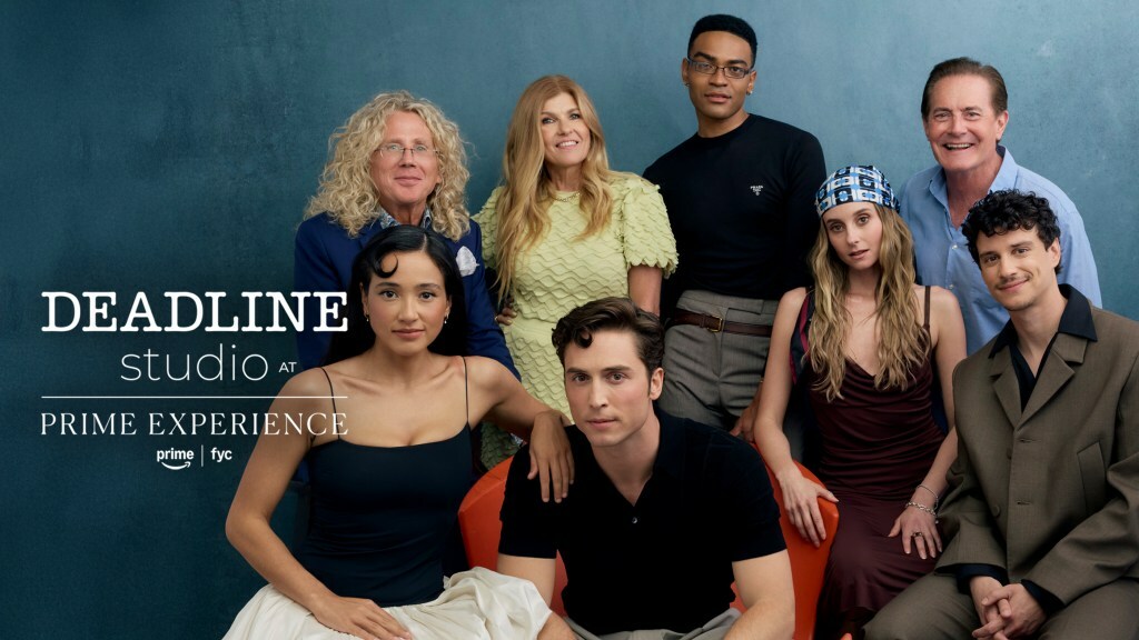(L-R) Scott King, Connie Britton, Owen Thiele, Mary Beth Barone, Kyle MacLachlan, Adam DiMarco, Wally Baram, Benito Skinner