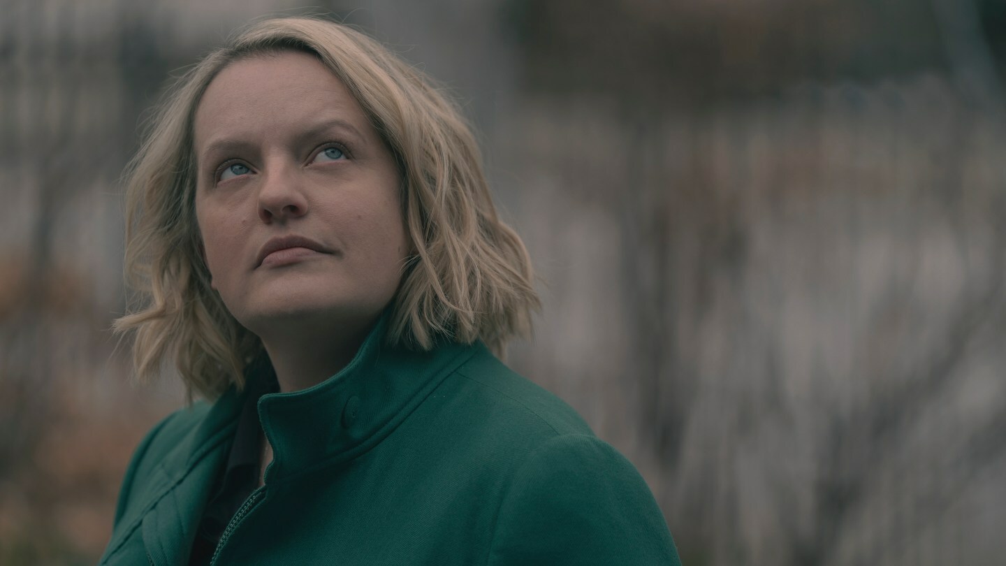 Elisabeth Moss in 'The Handmaid's Tale' season six finale.
